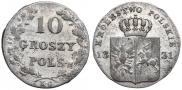10 groszy 1831 year