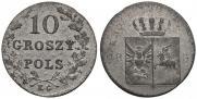 10 groszy 1831 year