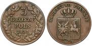 3 grosze 1831 year