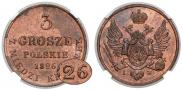 3 grosze 1826 year