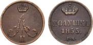 Полушка 1855 года