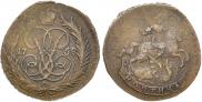 1 kopeck 1758 year