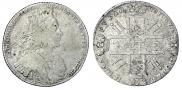 1 rouble 1727 year