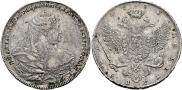 1 rouble 1737 year