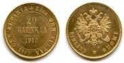 20 markkaa 1910 year