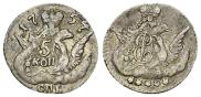 5 kopecks 1756 year