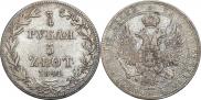 3/4 roubles - 5 złotych 1841 year