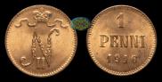 1 penni 1916 year