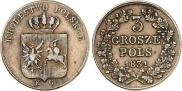 3 grosze 1831 year