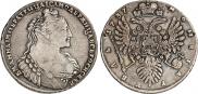 1 rouble 1737 year