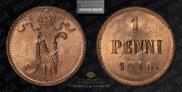 1 penni 1916 year