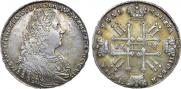 1 рубль 1728 года