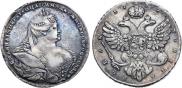 1 rouble 1737 year