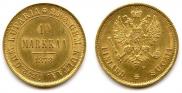 10 markkaa 1878 year