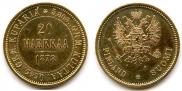 20 markkaa 1878 year