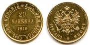 20 markkaa 1910 year