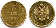 20 markkaa 1910 year