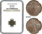 1 penni 1867 year