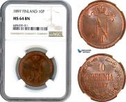 10 pennia 1897 year