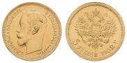 5 roubles 1902 year