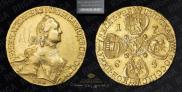 10 roubles 1764 year
