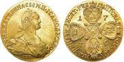 10 roubles 1776 year