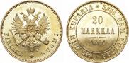 20 markkaa 1891 year