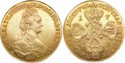 10 рублей 1781 года