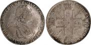 1 rouble 1724 year