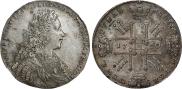 1 рубль 1729 года