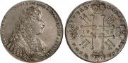 1 рубль 1729 года