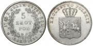 5 złotych 1831 year