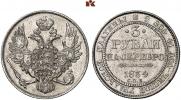 3 рубля 1834 года
