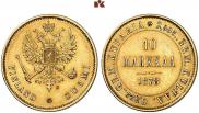 10 markkaa 1878 year