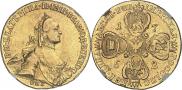10 рублей 1762 года
