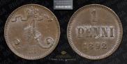 1 penni 1892 year