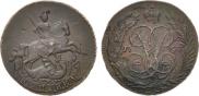 1 kopeck 1757 year