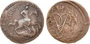 2 kopecks 1758 year