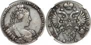 1 рубль 1733 года