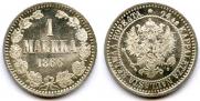 1 markka 1866 year