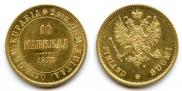 10 markkaa 1878 year
