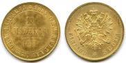 10 markkaa 1881 year