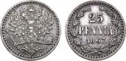 25 pennia 1867 year