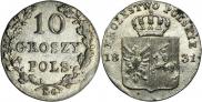 10 groszy 1831 year