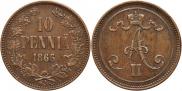 10 пенни 1866 года