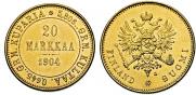 20 markkaa 1904 year