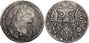 1 rouble 1737 year