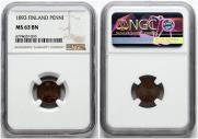 1 penni 1893 year