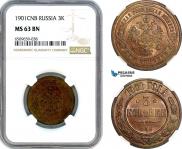3 kopecks 1901 year
