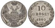 10 groszy 1840 year
